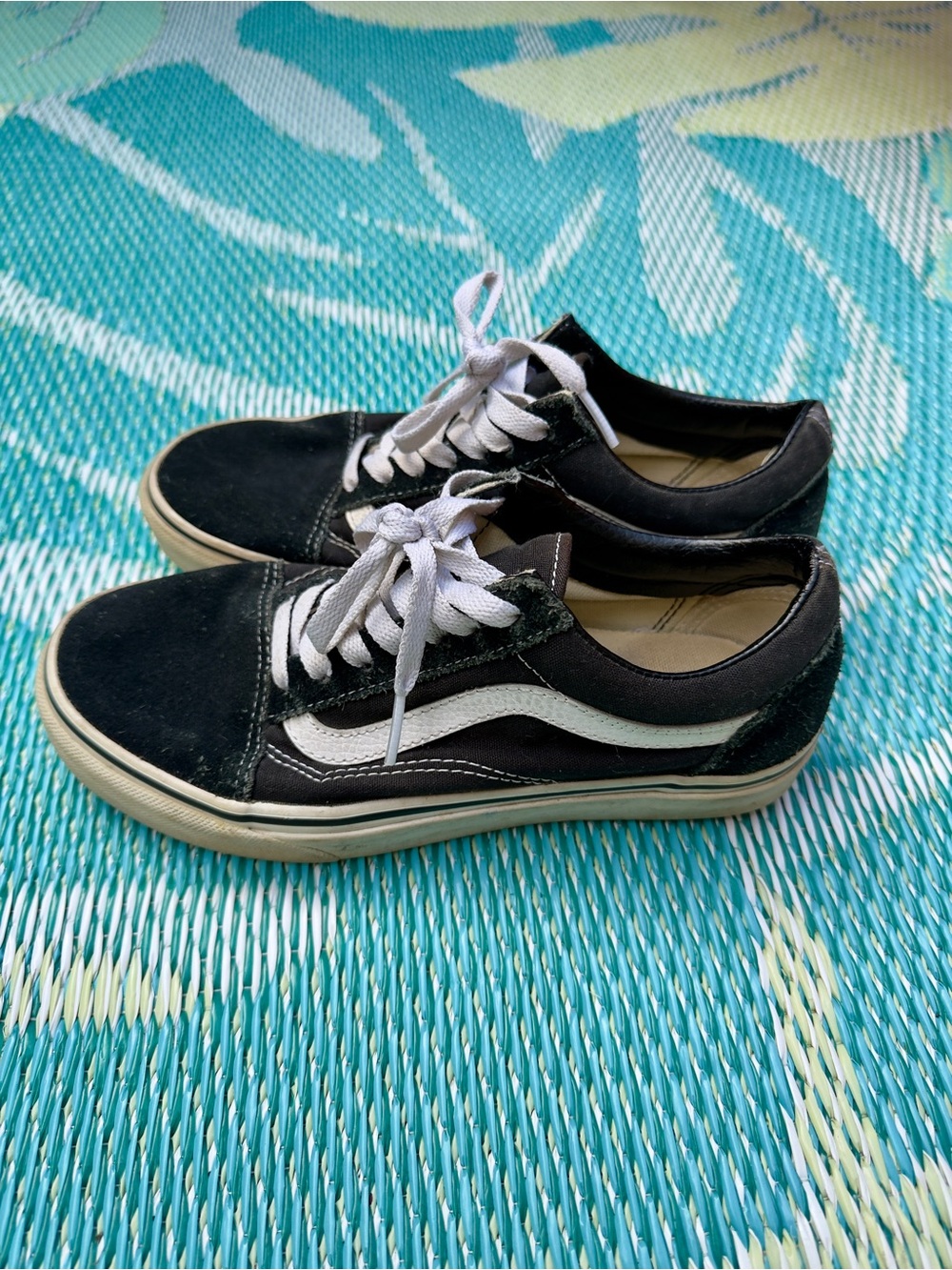 Vans Old Skool Sneakers Black Suede Low Top Skate Shoes
